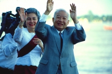 © Martina Miethig, Kambodscha, König Sihanouk, Königin Monineath Oktober 2000