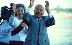 © Martina Miethig, Kambodscha, König Sihanouk, Königin Monineath Oktober 2000