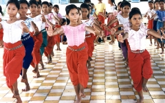 © Martina Miethig, Kambodscha, Phnom Penh, Schule, Khmer Tanzunterricht