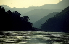 © Martina Miethig, Laos, Mekong, Morgenstimmung