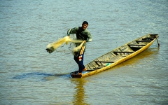 © Martina Miethig, Laos, Mekongfischer