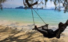 © Martina Miethig, Thailand, Ko Kradan, Hängematte am Strand