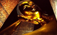 © Martina Miethig, Thailand, Bangkok, Liegender Buddha im Wat Pho