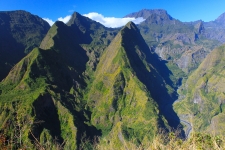 © Martina Miethig, La Réunion, Cap Noir Piton, Cabris Galets Schlucht