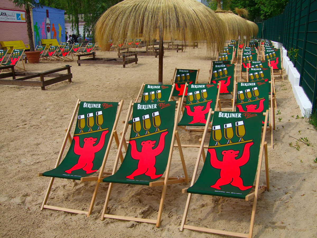 © Martina Miethig, Strandbar in Berlin-Charlottenburg