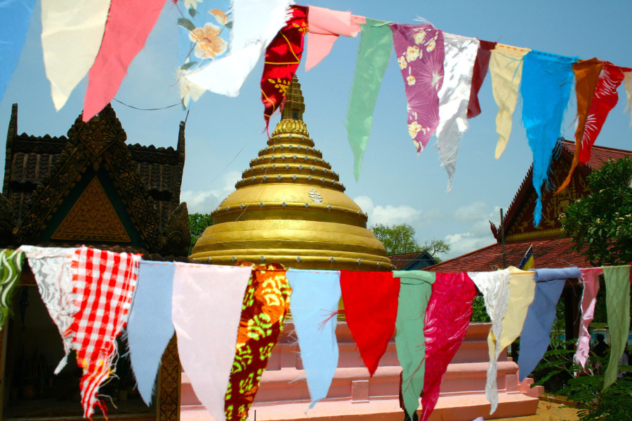 © Martina Miethig, Kambodscha, Kratie Wat Sambour Stupa