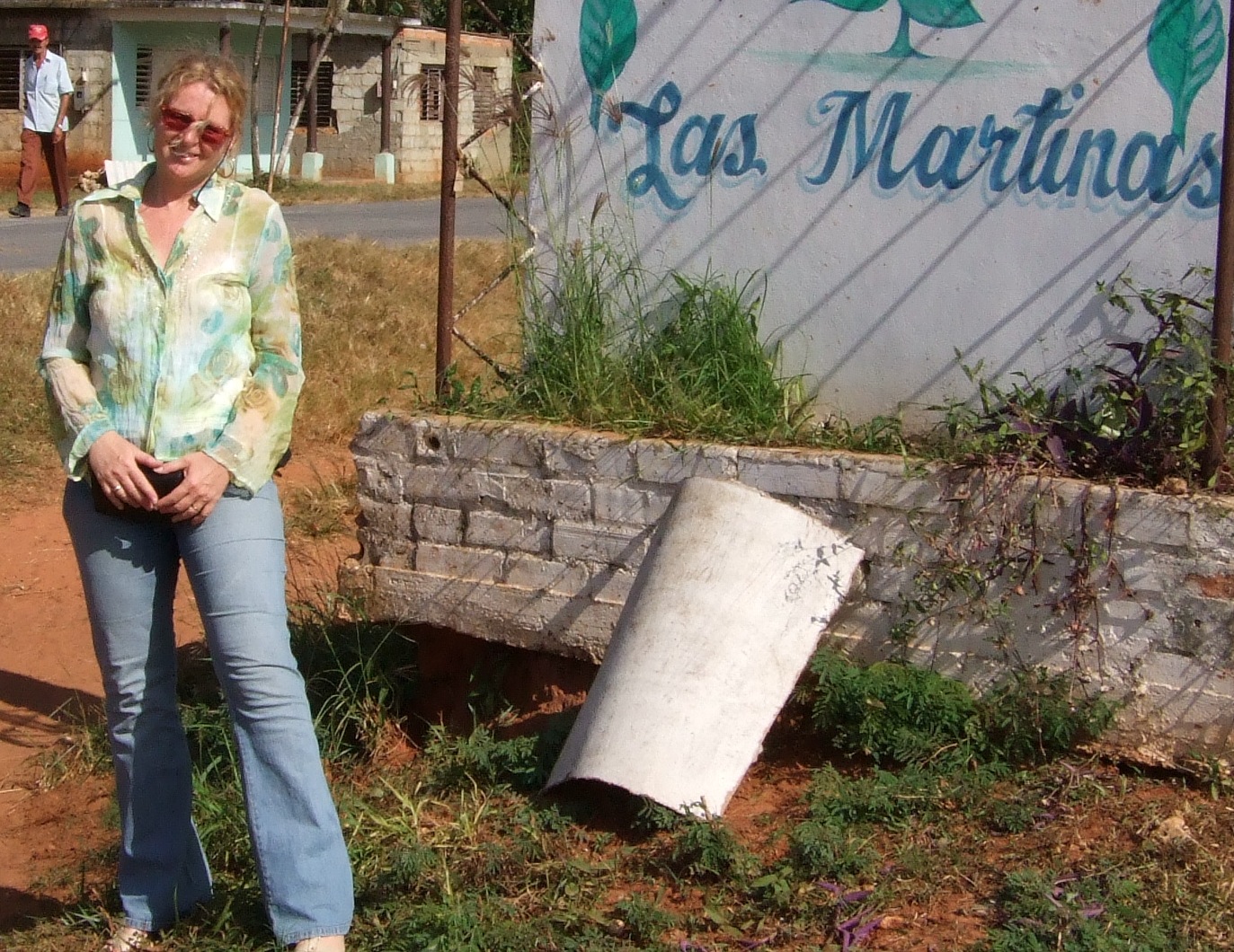 Martina Miethig als Reisereporterin im äußersten Landeszipfel Kubas in Las Martinas