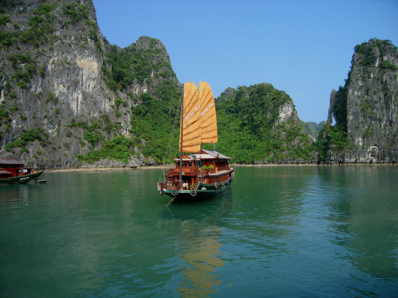 © Martina Miethig, Vietnam, Halong Bay Dschunke