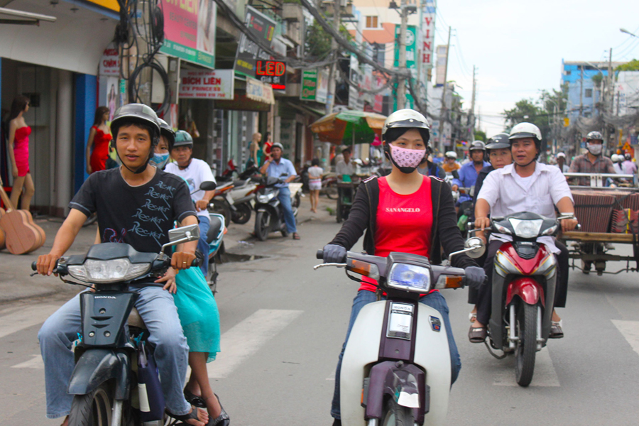 © Martina Miethig, Vietnam, Saigon, Verkehrschaos